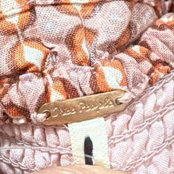 Free People Babydoll Mini Dress XS | Puff Sleeve Peasant Print - Picture 7 of 8